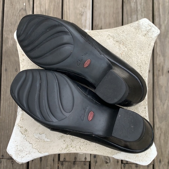 Clarks Everyday Active Air Black Shoes Size 7N - Picture 4 of 9